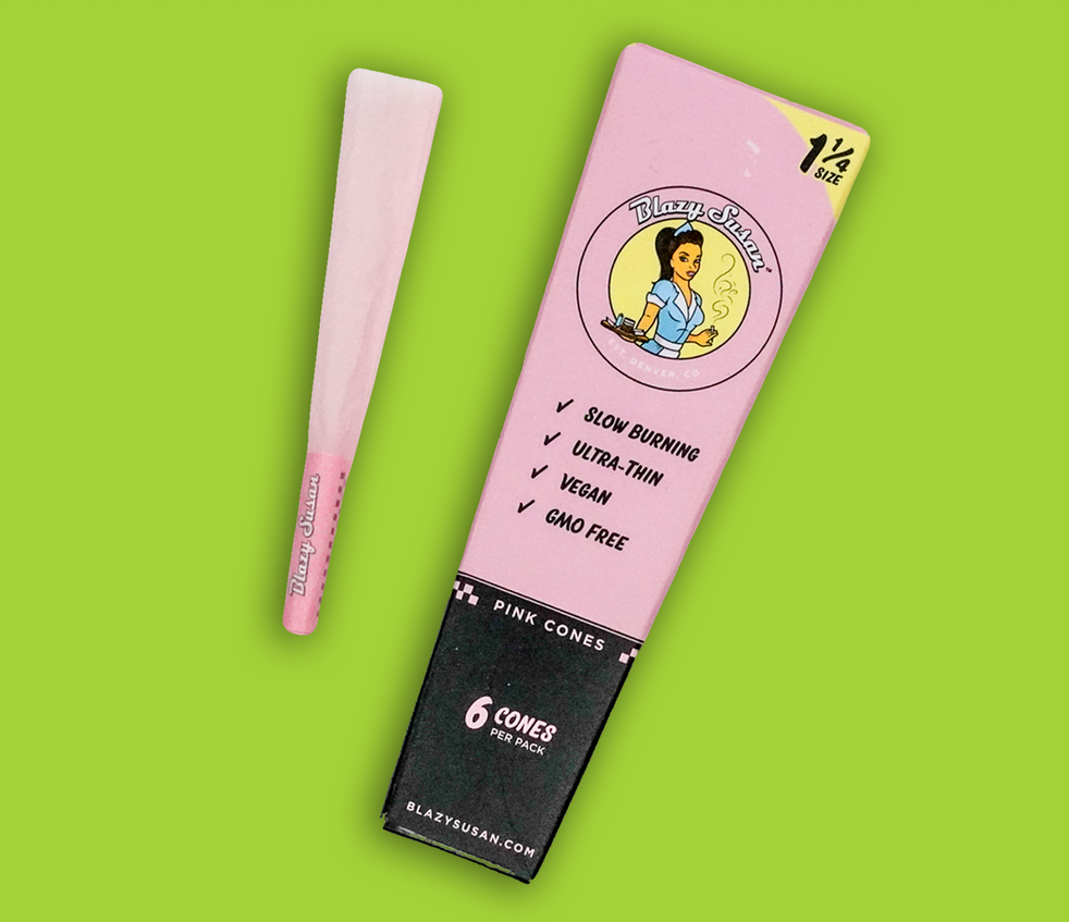 Blazy Susan 1¼" Cones - Pink